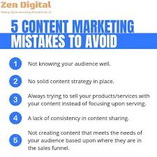 Digital marketing mistakes to avoid
